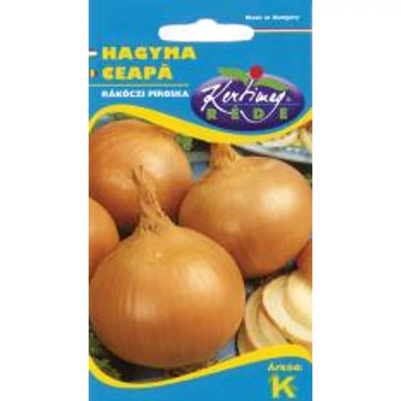 HAGYMA VÖRÖSHAGYMA RÁKÓCZI  PIROSKA 2G KERTIMAG