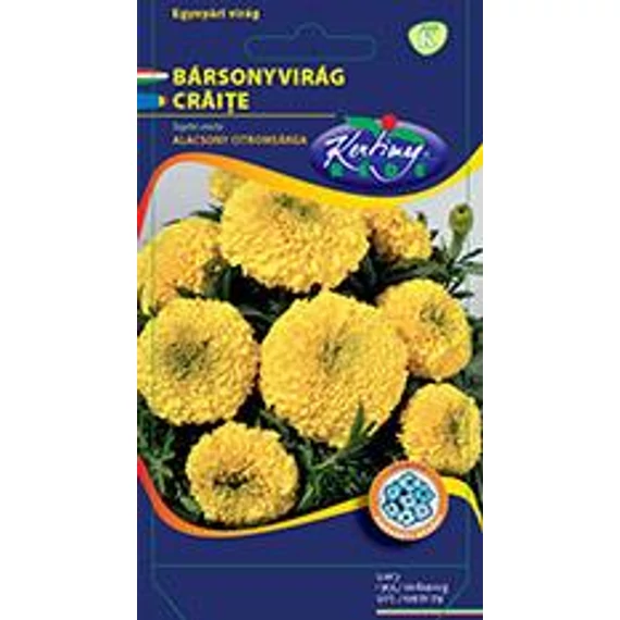 BÁRSONYVIRÁG ALACSONY CITROMSÁRGA 1G KERTIMAG